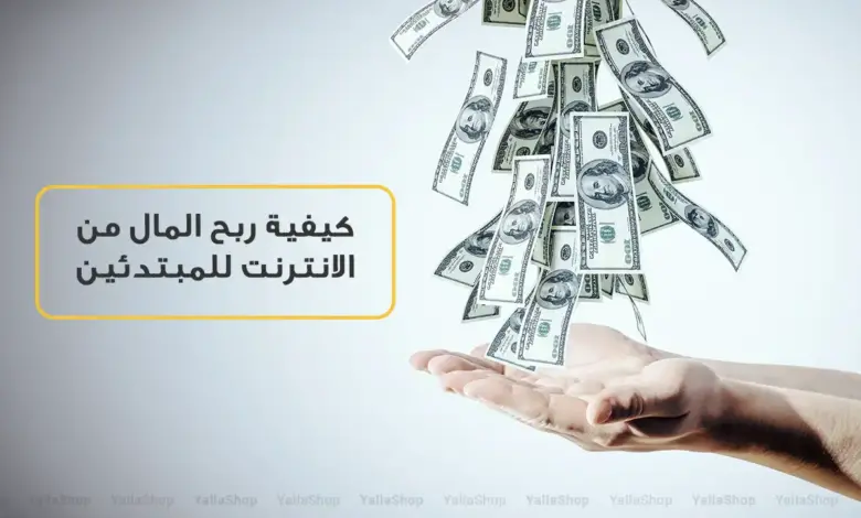 كيفية ربح المال من الانترنت للمبتدئين