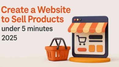 Create a Website to Sell Products