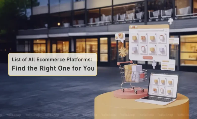 list of all ecommerce platforms
